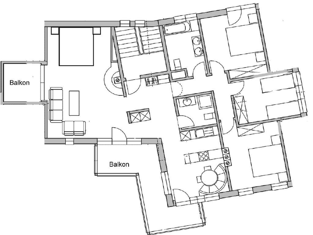 Appartement Chasa Vaidum à Samnaun Extérieur photo